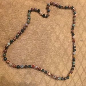 Natural Gemstone Beaded Necklace